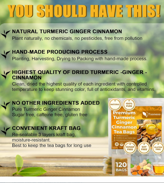 Instant Ginger Tea – Cinnamon Flavor