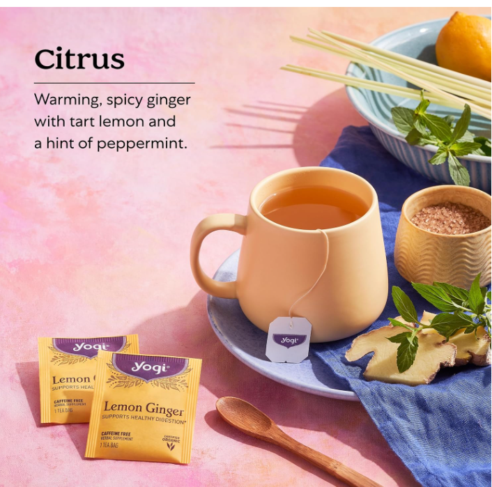 Instant Ginger Tea – Lemon Flavor