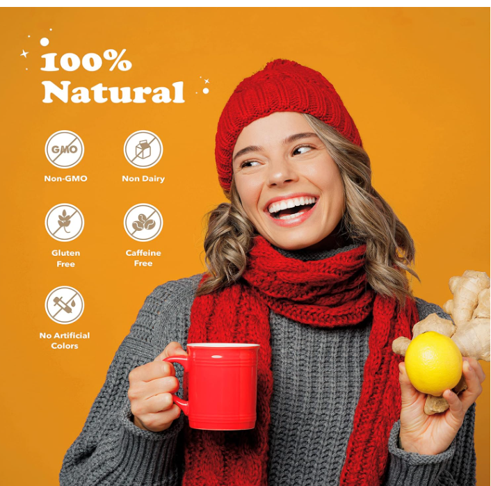 Instant Ginger Tea – Honey Flavor