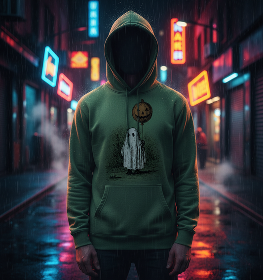 Retro Halloween Ghost Shirt – Pumpkin Moon Vintage Tee, Spooky Cute Fall Top