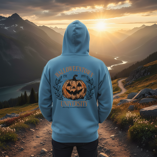 Halloweentown University Shirt – Vintage Pumpkin Jack-O’-Lantern Tee, Retro Halloween 1998 T-Shirt, Cute Fall Spooky Season Top