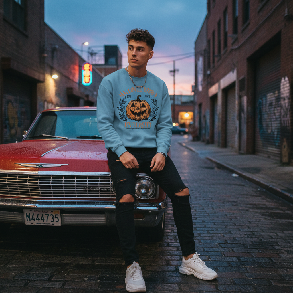 Halloweentown University Shirt – Vintage Pumpkin Jack-O’-Lantern Tee, Retro Halloween 1998 T-Shirt, Cute Fall Spooky Season Top