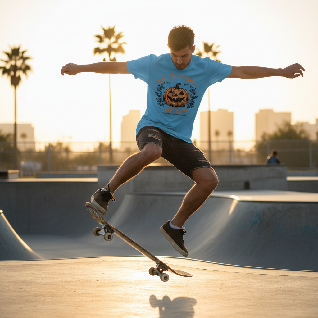 Halloweentown University Shirt – Vintage Pumpkin Jack-O’-Lantern Tee, Retro Halloween 1998 T-Shirt, Cute Fall Spooky Season Top